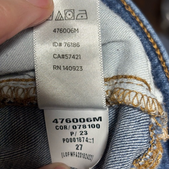 Loft Ann Taylor Women's Blue Jeans, Modern Skinny, Size 27 - Picture 10 of 10